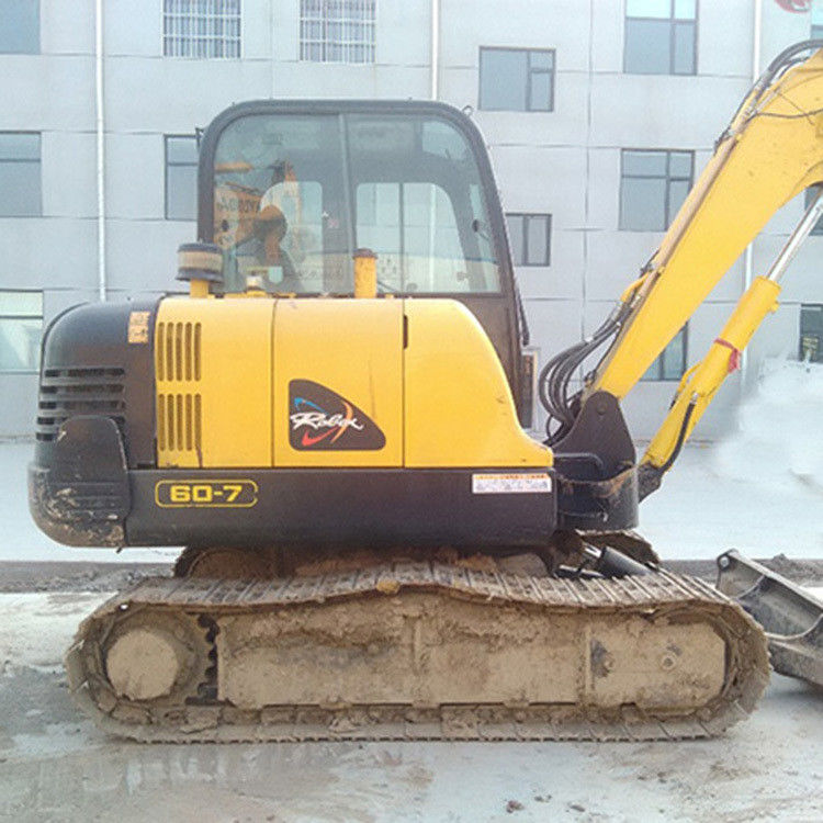 6 ตัน Hyundai ถังล้อมือสอง R60-7 Hyundai ถังมือสอง Crawler 60