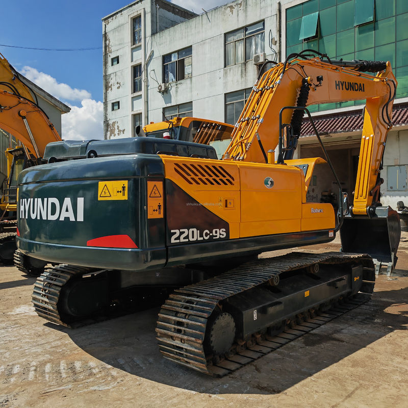 220LC-9 Excavator มือสอง Hyundai 20 ตัน Excavator ในเกาหลี