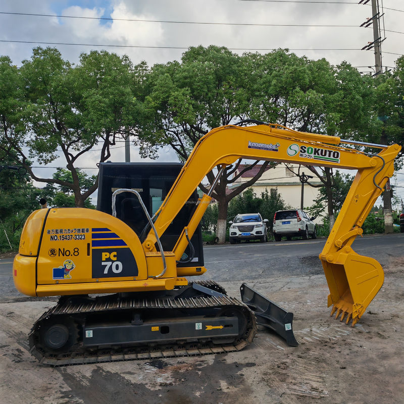 เครื่องขุด Komatsu pc60 70 เครื่องก่อสร้าง เครื่องขุด crawler เครื่องขุดเดิม USA เครื่องขุดขายร้อน