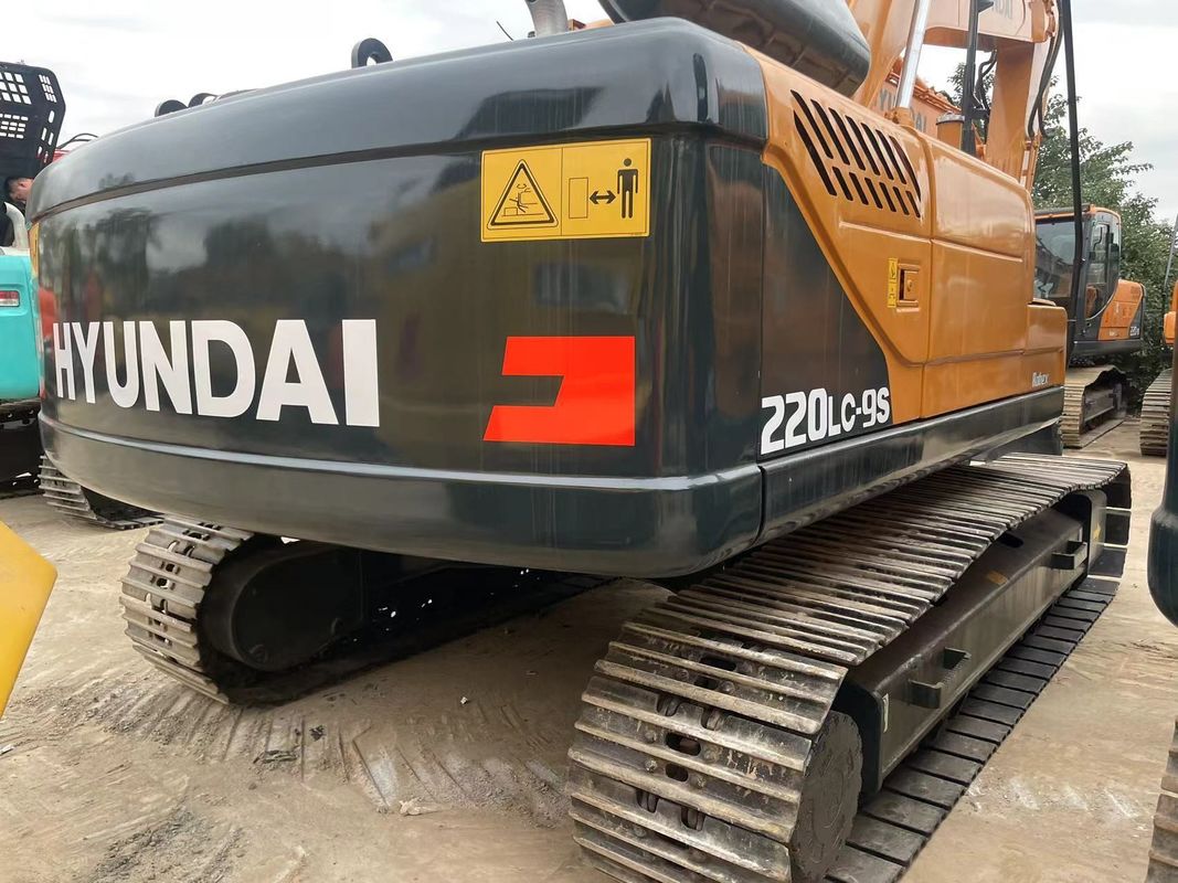 เครื่องขุดขนาดใหญ่มือสอง Hyundai 220 Digger เครื่องขุดขนาดใหญ่มือสอง 22 ตัน
