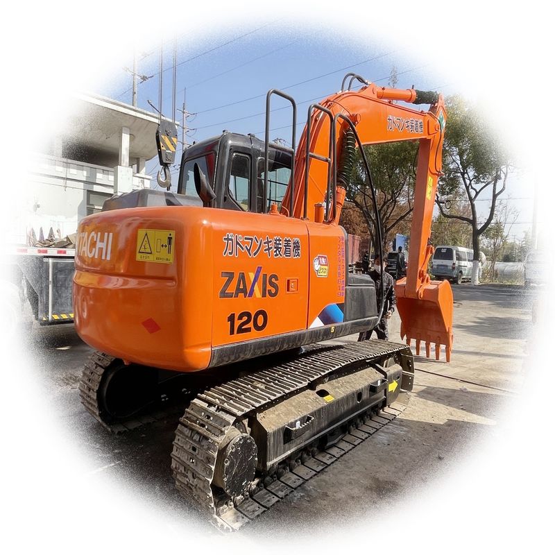 เครื่องมือมือสอง เครื่องขุดขุด HITACHI 120 ในราคาถูก สําหรับขาย