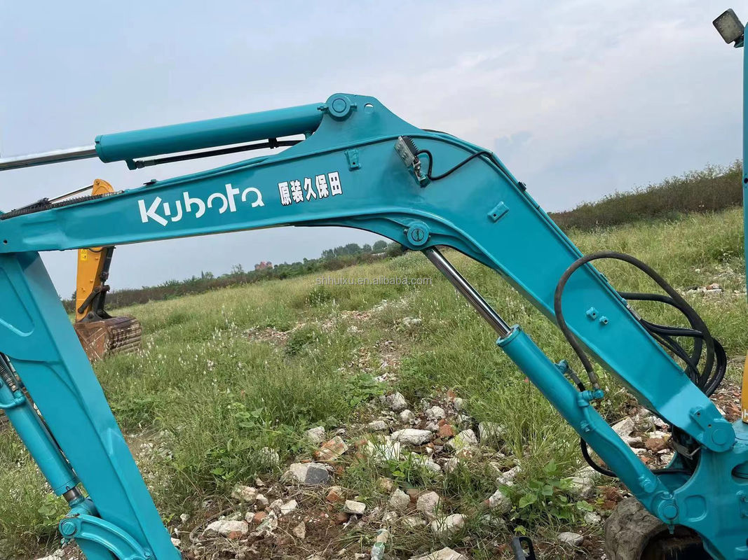 ชั่วโมงทํางานต่ํา Kubota U35S ขุด ขายเครื่องขุดมือสองที่มีเครื่องยนต์และปั๊มคุณภาพสูง ขุดมือสองเครื่องจักรราคาถูก