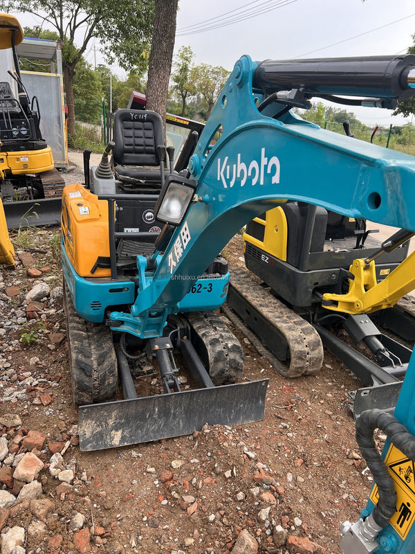 ชั่วโมงทํางานต่ํา เครื่องจักรทาง Kubota U17 เครื่องขุดมือสองที่มีเครื่องยนต์และปั๊มคุณภาพสูง excavator ราคาถูก excavator crawler ใช้