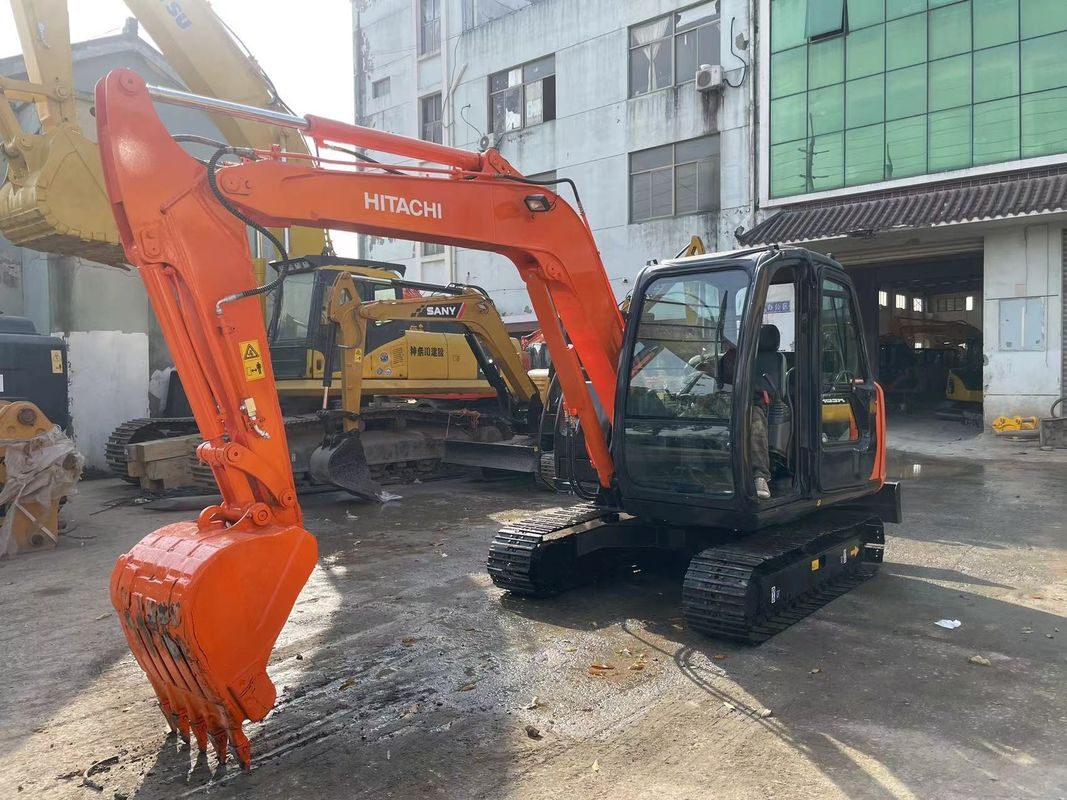 รุ่นแท้ โรงงานผลิต คุณภาพ Hitachi ใช้ zx60 6 ตัน mini excavators 60T Hitachi เครื่องจักรกลราคาโรงงาน