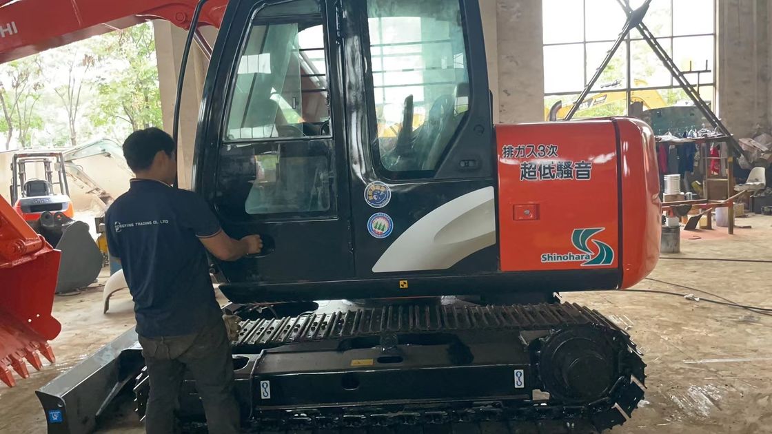 ญี่ปุ่น ฮิตาชิ ZX70 excavators สําหรับขายใช้ Tracked ฮิตาชิ ZX70 ในเซี่ยงไฮ้ เครื่องจักรกลก่อสร้างอื่น ๆ