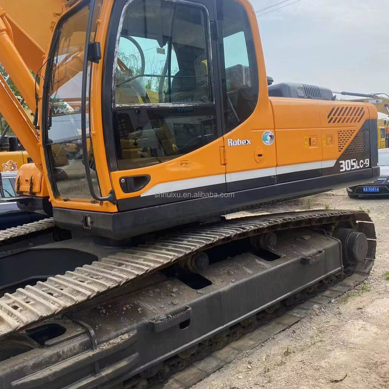 30000KG เครื่องขุดเดิม HYUNDAI 305 เครื่องขุดมือสอง 1.2m3 ความจุถัง