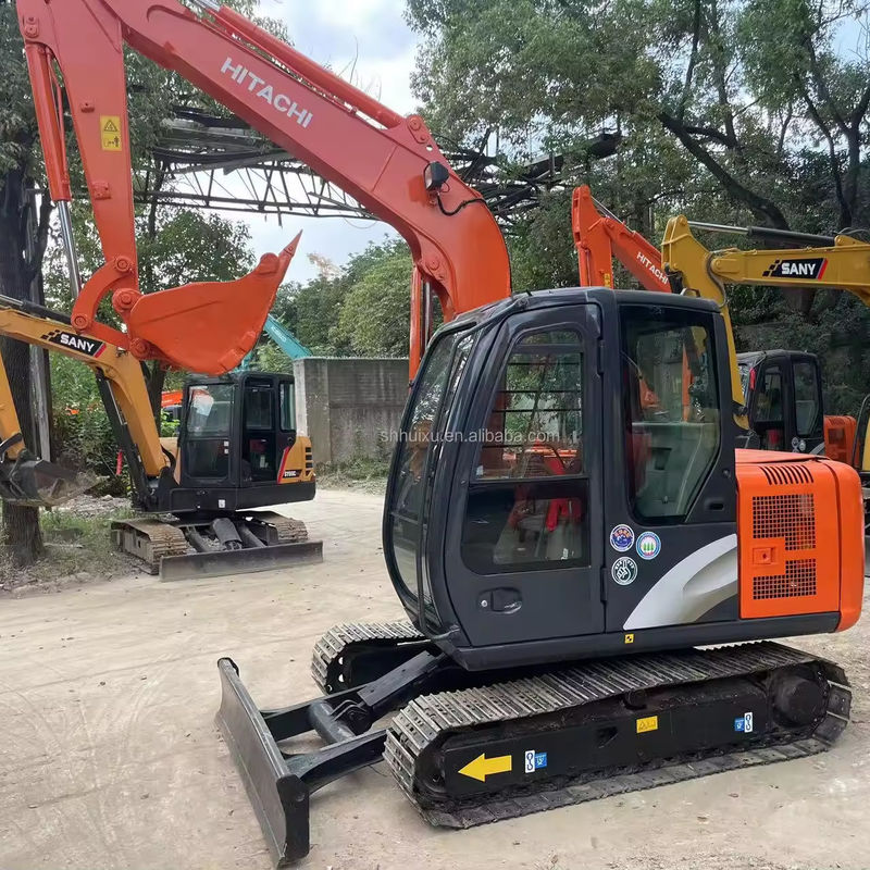 มินิ excavator Hitachi มือสอง Hitachix60 เครื่องมือก่อสร้างเล็ก มือสอง เครื่องจักรก่อสร้าง สําหรับขาย