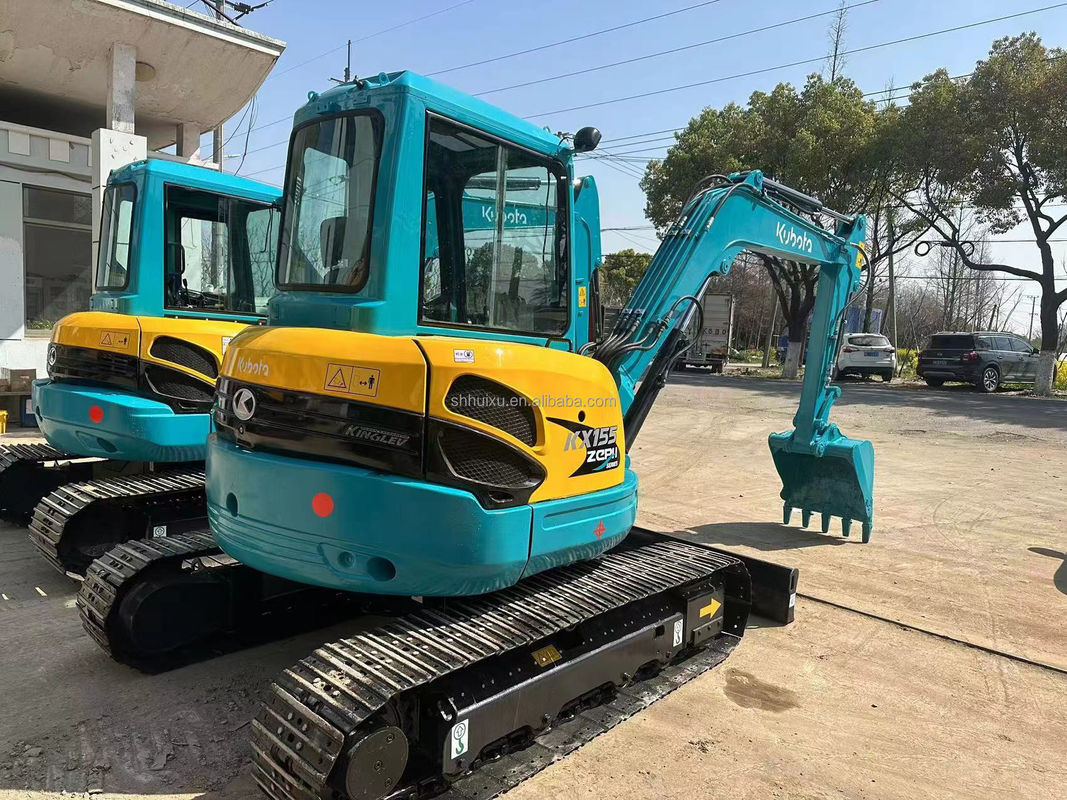 คุณภาพสูงมือสอง เครื่องขุด Kubota U-155 เครื่องขุดขนาดเล็ก Kubota U-155 ที่มาจากญี่ปุ่น