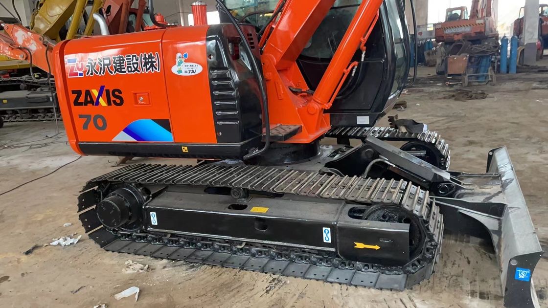 excavator mini hitachi เครื่องก่อสร้างปี 2019 Zx70 crawler ใช้ excavator สําหรับขาย มี EPA