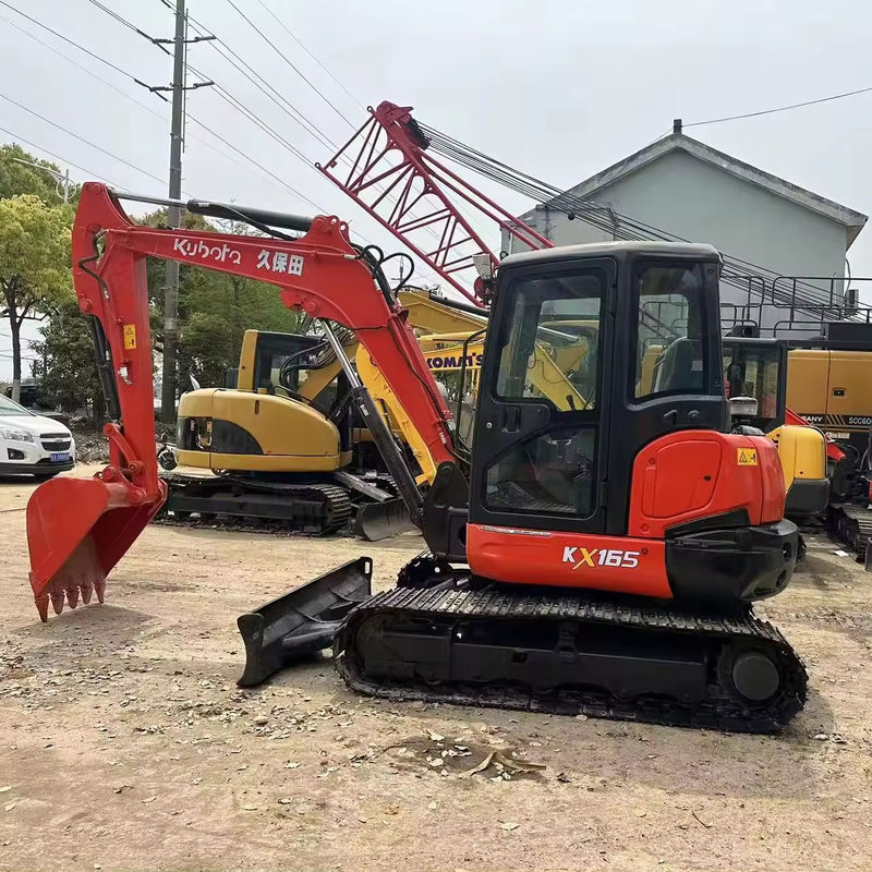 ราคาที่เหมาะสม Kubota165 ที่มาญี่ปุ่น ราคาถูก excavator ใช้ไฮดรอลิก crawler Excavator