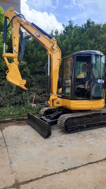 เครื่องขุดขนาดเล็ก CAT303 ที่ใช้แล้ว พร้อมรถขับเคลื่อน เครื่องขุดดินมือ จีน เครื่องขุดขนาดเล็ก