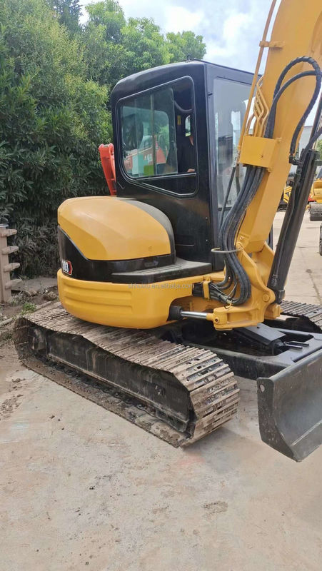 เครื่องขุดขนาดเล็ก CAT303 ที่ใช้แล้ว พร้อมรถขับเคลื่อน เครื่องขุดดินมือ จีน เครื่องขุดขนาดเล็ก