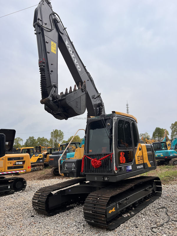 14000KG รถขุดมือสอง Volvo 140 รถขุด ร้านซ่อมเครื่องจักร