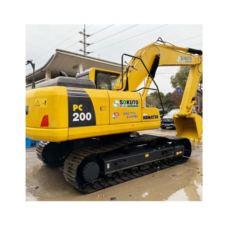 เครื่องขุดเก่าญี่ปุ่น komatsu pc200 excavator used excavator pc220 Japan เครื่องก่อสร้างเดิม