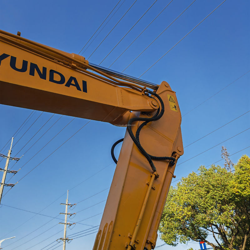2.1m3 ความจุของถัง เครื่องขุดล้อมือสอง Hyundai 210 7 เครื่องขุด