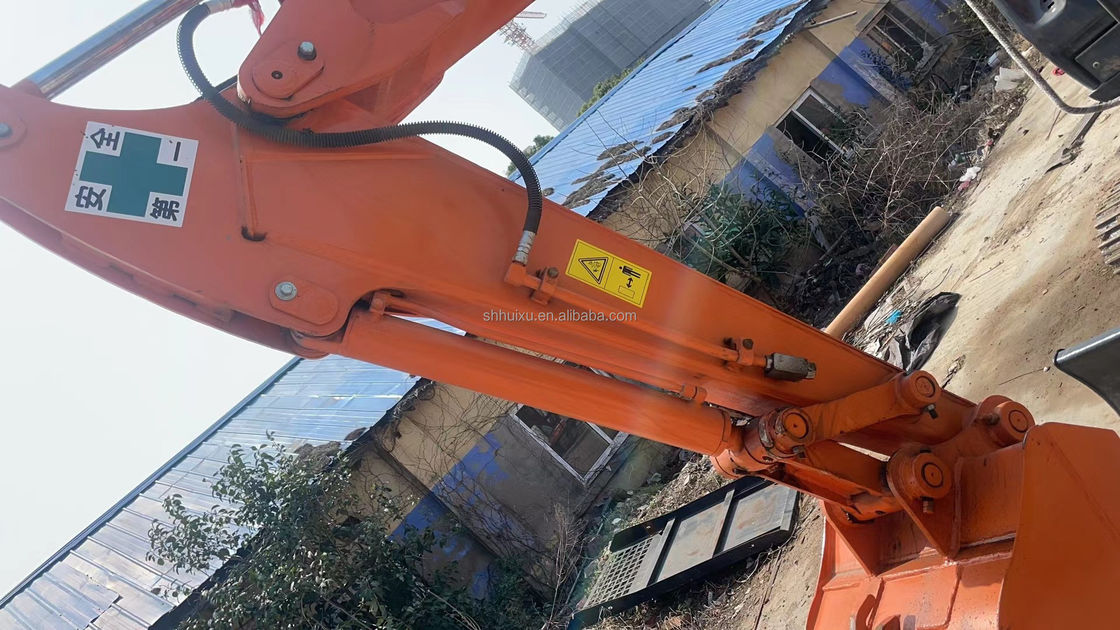 คุณภาพ Hitachi ใช้ zx60 6 ตัน mini excavators 60 รุ่นมือสองสีเดิม min I excavator Hitachi