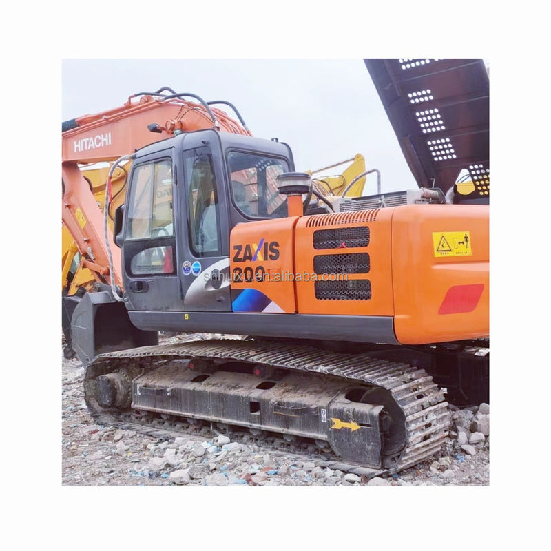 มือสองญี่ปุ่น ฮิตาชิ Ex200 Crawler Excavator สร้างมือสอง สภาพดี ฮิตาชิ zx200