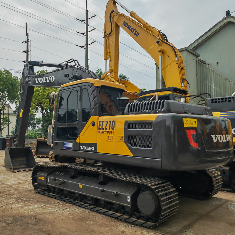 21 ตัน พลังการขุดสูง เครื่องขุดที่ใช้ Volvo 210 เครื่องขุดมือสอง Volvo