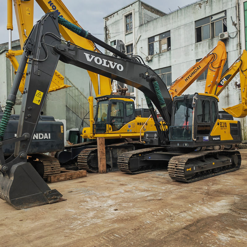 21 ตัน พลังการขุดสูง เครื่องขุดที่ใช้ Volvo 210 เครื่องขุดมือสอง Volvo