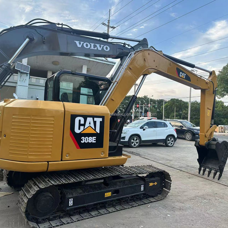 เครื่องขุดหลายฟังก์ชันที่ใช้ Caterpillar Cat 305.5e2 306e2 307e 308e Tracked เครื่องขุดที่ใช้