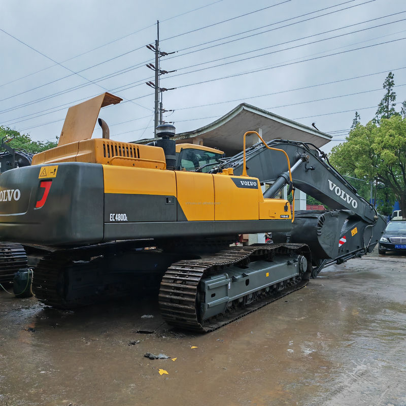 48 ตัน EC480D เครื่องขุด Volvo มือสอง เครื่องขุด Volvo เครื่องขุด Crawler