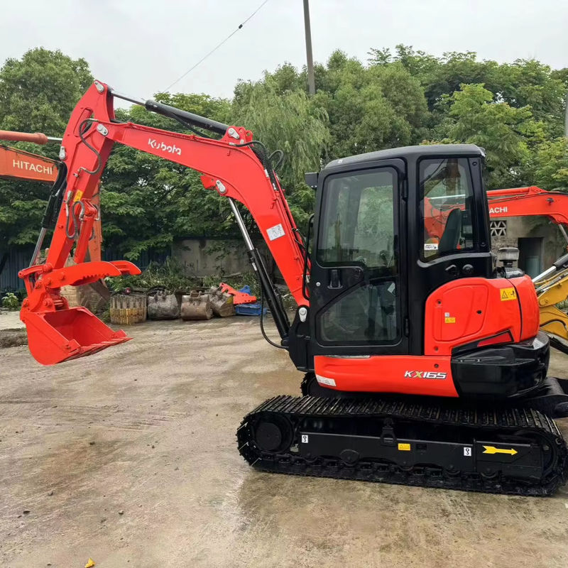 ราคาถูก เครื่องขุดมือสอง 6.5Ton เครื่องขุดไฮดรอลิก KUBOTA KX165 มือสอง KUBOTA165 เครื่องขุดมือใหม่ ของแท้ญี่ปุ่น สําหรับขาย