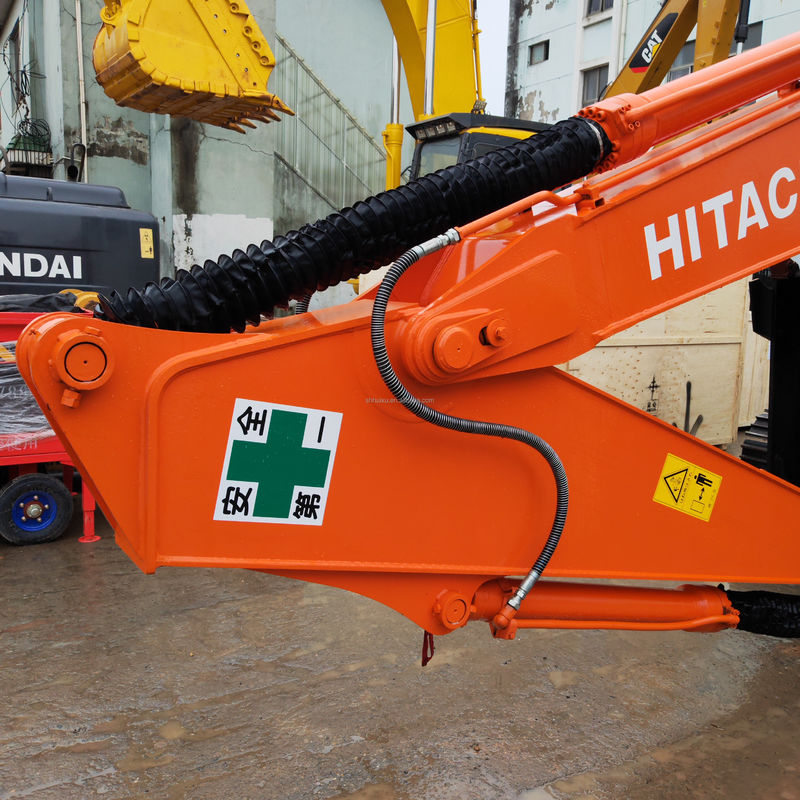 HITACHI excavator Hitachi zx200 digger มือสอง สร้างเครื่องจักรเคลื่อนดิน ราคาถูก มือสอง excavator