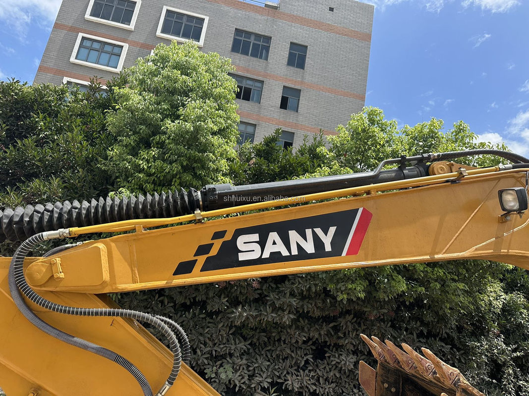 เครื่องขุดไฮดรอลิกครอลเลอร์มือสอง Sany 135 เครื่องสร้างเครื่องรับรอง EPA สัญลักษณ์จีน