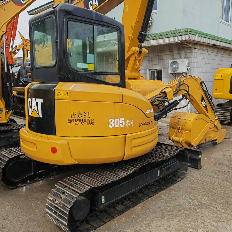 5 ตัน ใช้ Cat 305sr ใช้ Mini Crawler Excavator มือสอง Mini Excavator
