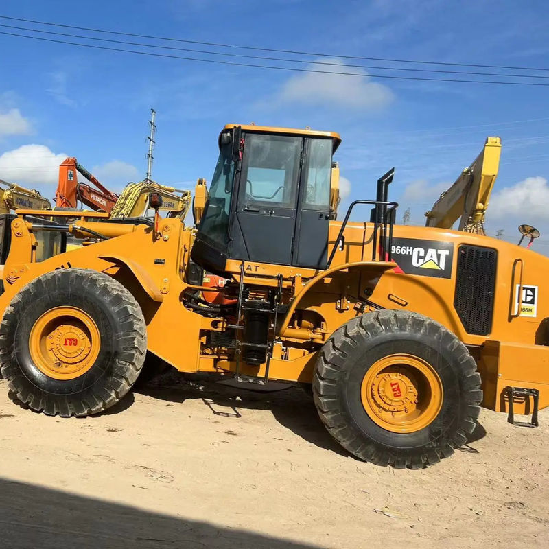 เครื่องบรรทุก 6 ตัน CAT966H เครื่องบรรทุกแฮร์เปิลเลอร์ 966 เครื่องบรรทุกล้อ เครื่องดักถัง