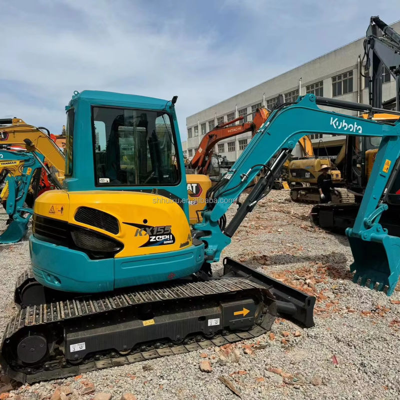 5.5 ตัน มินิ ใช้ Excavator Kubota Kx155 แท้ญี่ปุ่น Crawler Digger