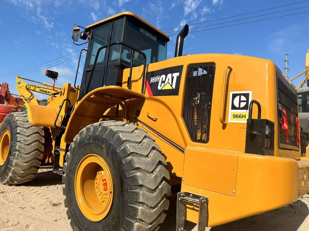 เครื่องบรรทุก 6 ตัน CAT966H เครื่องบรรทุกแฮร์เปิลเลอร์ 966 เครื่องบรรทุกล้อ เครื่องดักถัง