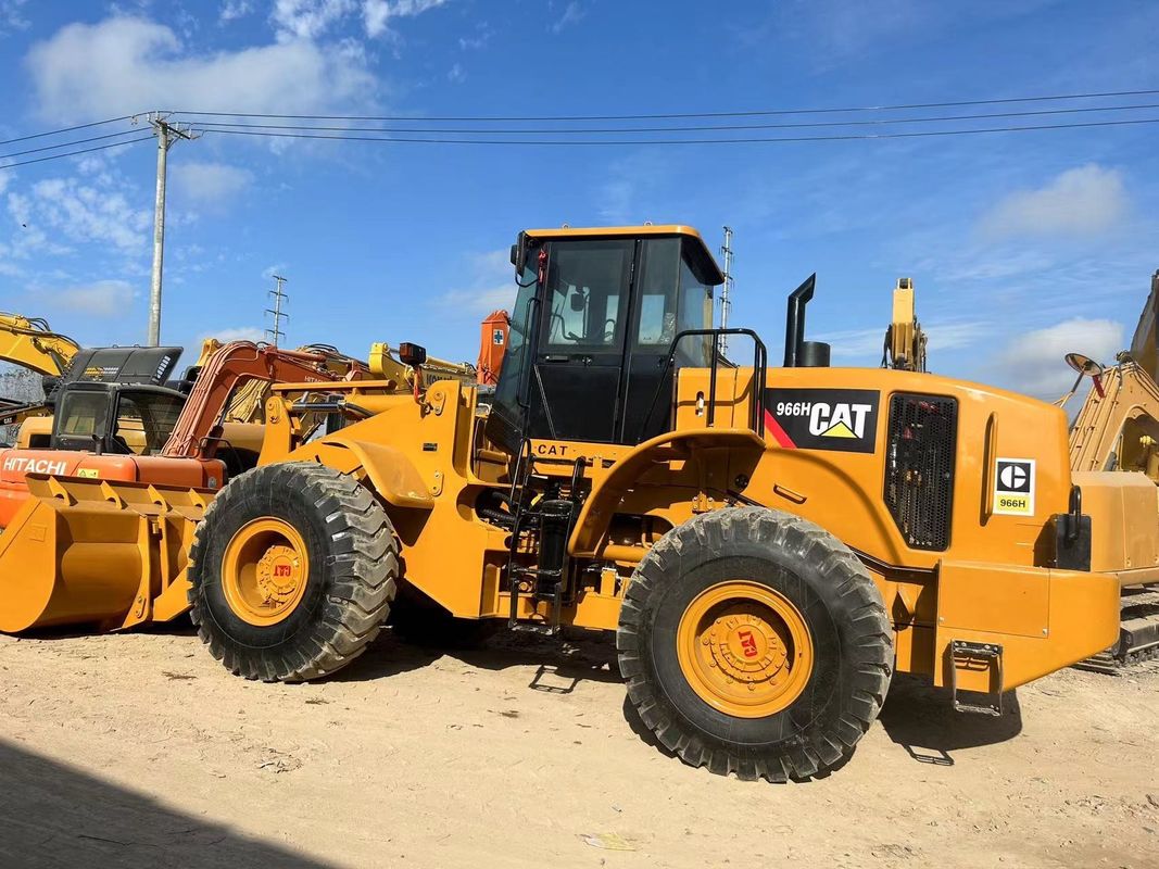 เครื่องบรรทุก 6 ตัน CAT966H เครื่องบรรทุกแฮร์เปิลเลอร์ 966 เครื่องบรรทุกล้อ เครื่องดักถัง