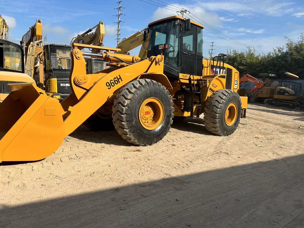 เครื่องบรรทุก 6 ตัน CAT966H เครื่องบรรทุกแฮร์เปิลเลอร์ 966 เครื่องบรรทุกล้อ เครื่องดักถัง