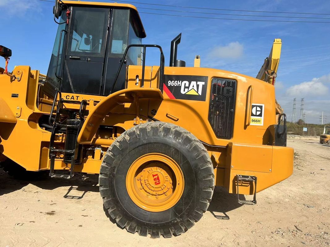 เครื่องบรรทุก 6 ตัน CAT966H เครื่องบรรทุกแฮร์เปิลเลอร์ 966 เครื่องบรรทุกล้อ เครื่องดักถัง