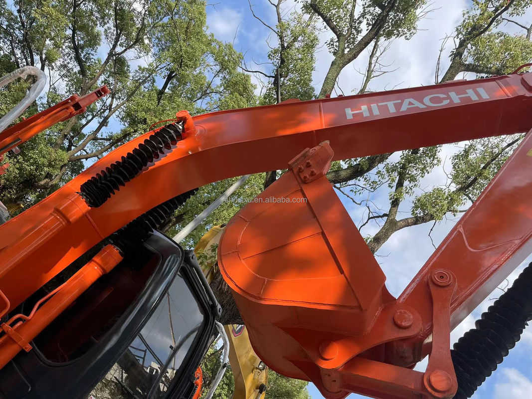 12000กิโลกรัม Zx120 ใช้ฮิตาชิ Excavator มือสอง ด้วยสีเดิม 0.51m3