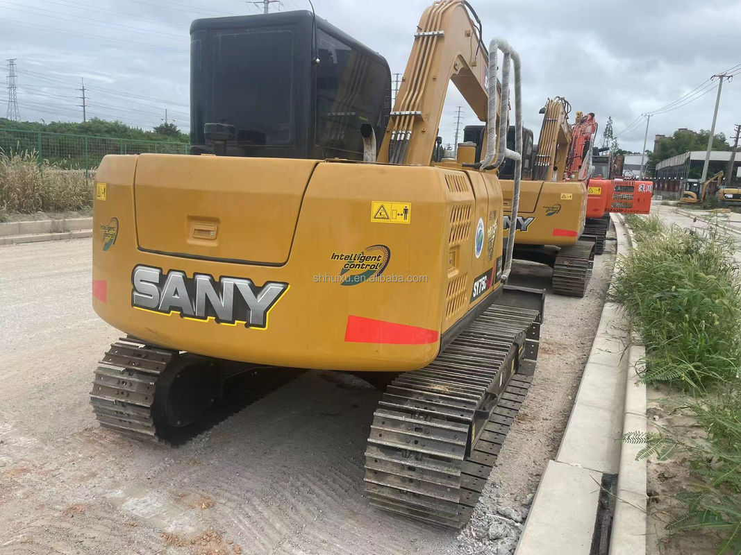 7.5 ตัน ใช้ Sany Excavator มือสอง Sany Crawler Excavator Sany75