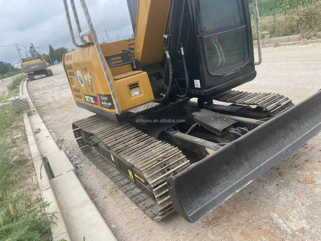 7.5 ตัน ใช้ Sany Excavator มือสอง Sany Crawler Excavator Sany75