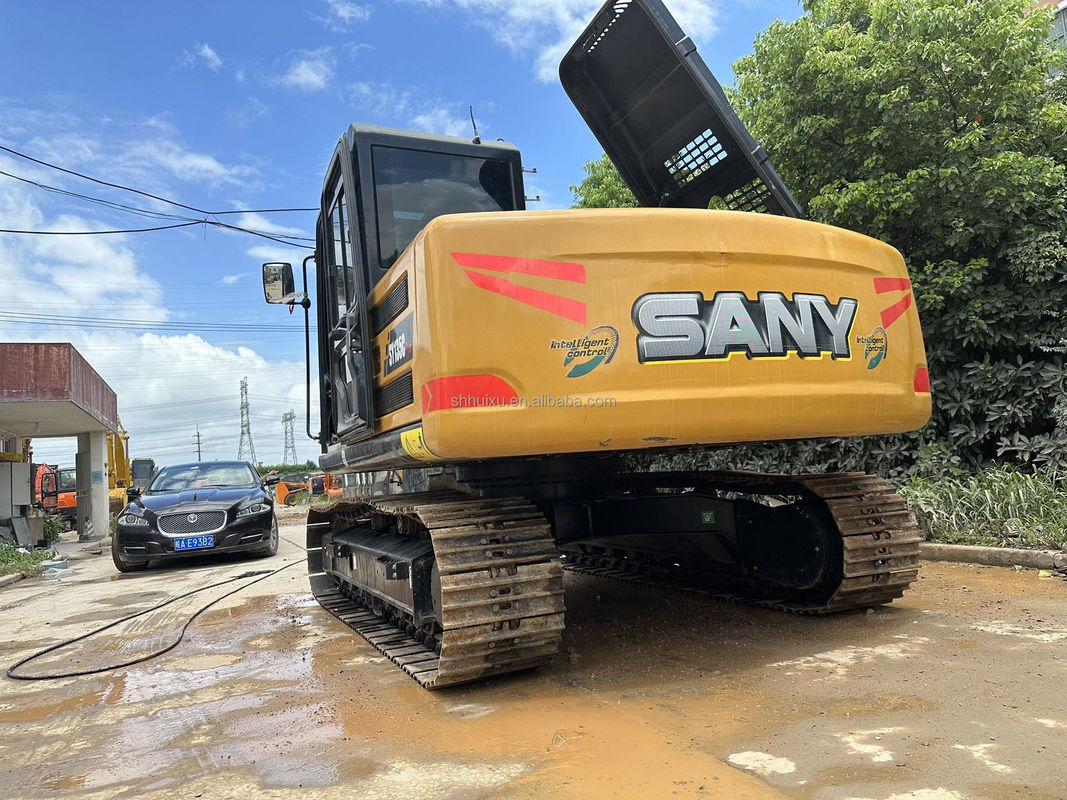 พลังการขุดสูง เครื่องเดิม สีเหลือง ใช้ Sany 135 13 ตัน