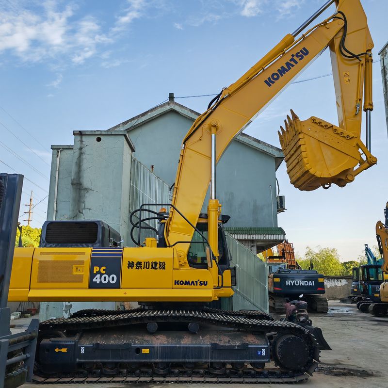 พลังการขุดสูง เครื่องขุดคลานใช้ Komatsu pc400 เครื่องขุดใช้ คุณภาพดี เครื่องขุดใช้ KOMATSU OC400-7