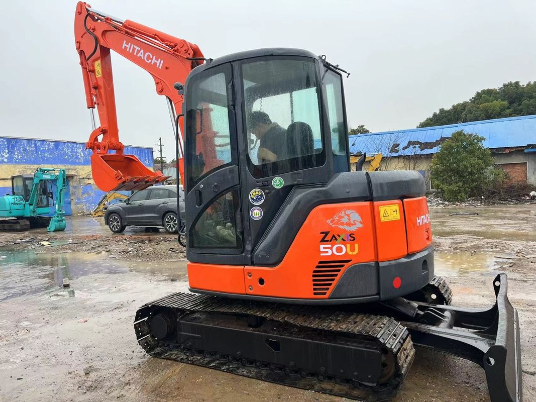 5 ตัน ร้านค้าญี่ปุ่น แบรนด์ มินิ Excavator ใช้ Hitachi Zx50u มือสอง Digger