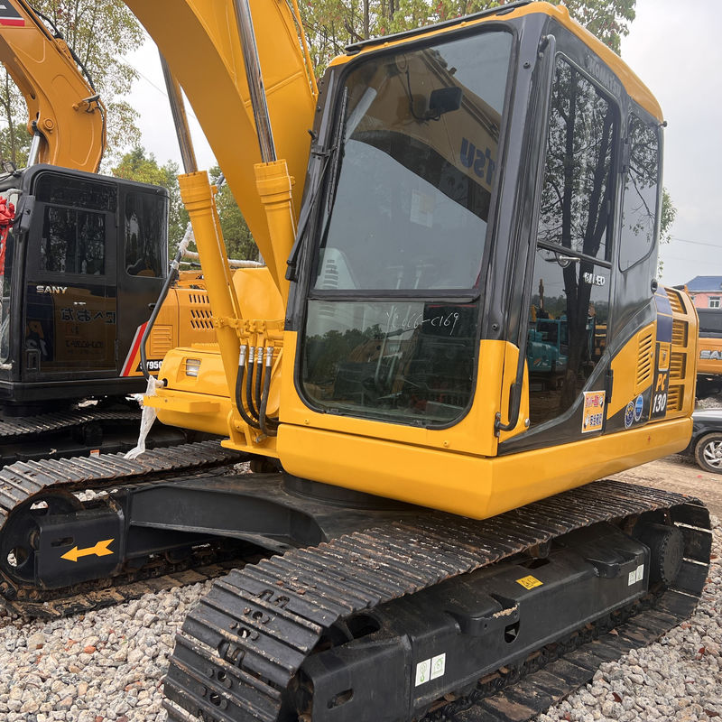 เครื่องขุดไฮดรอลิกครีบเลอร์ มือสอง Komatsu pc130 เครื่องจักรก่อสร้างอื่น ๆ เครื่องขุดมือสอง Komatsu pc130 ราคาถูก