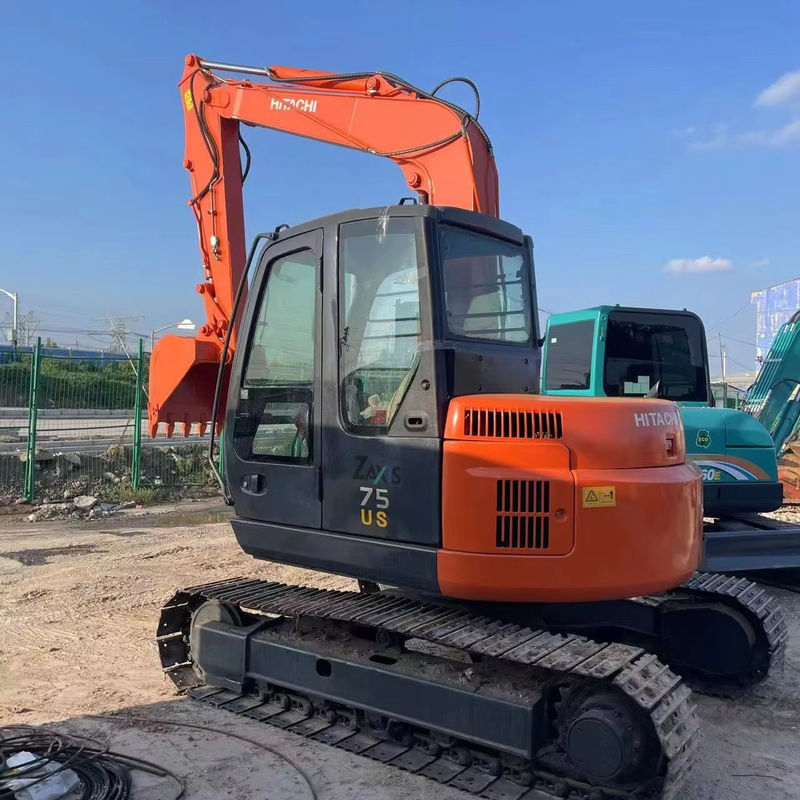 7.1 ตัน ใช้เดิมฮิตาชิ Zx70 Zx75 Mini Excavator 0.33m3