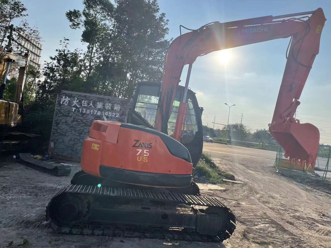 7.1 ตัน ใช้เดิมฮิตาชิ Zx70 Zx75 Mini Excavator 0.33m3