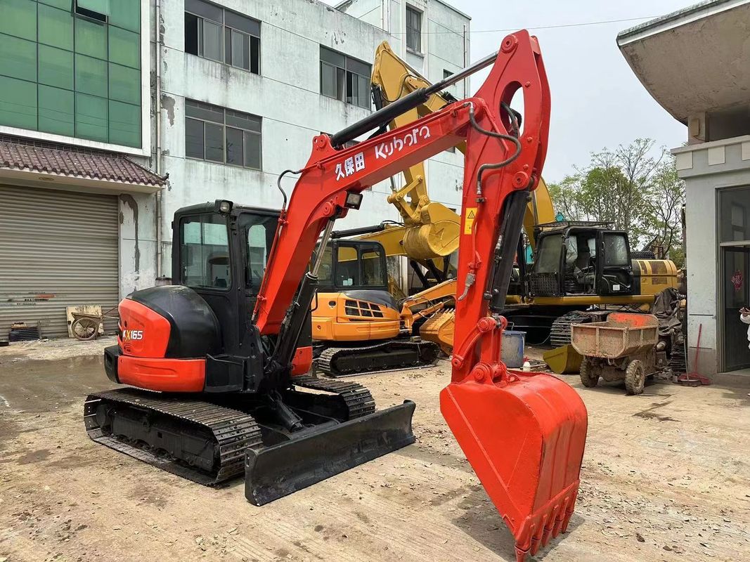มินิ KUBOTA KX165 มือสอง Digger Crawler ประเภทเคลื่อนที่
