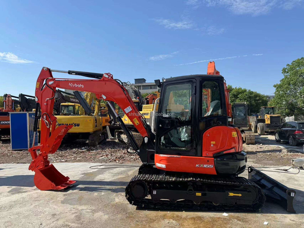 มินิ KUBOTA KX165 มือสอง Digger Crawler ประเภทเคลื่อนที่