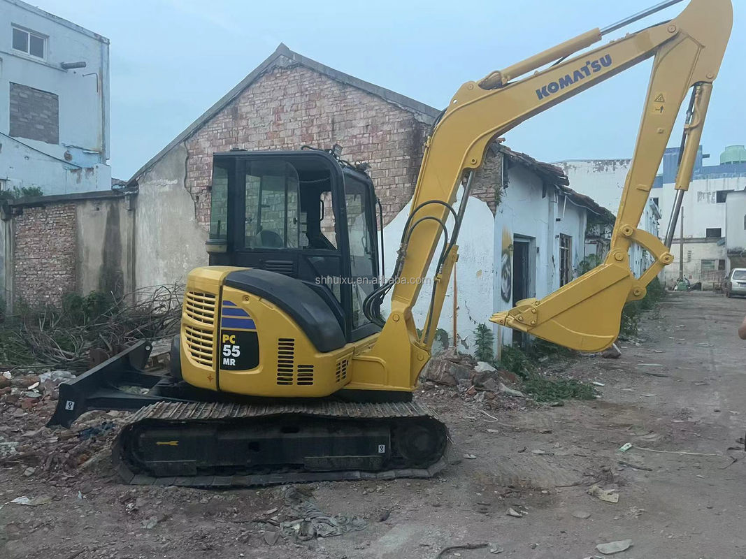 100%ญี่ปุ่น เครื่องขุดเครื่องมือสอง Komatsu PC55 ราคาถูก เครื่องขุดมือสอง Komatsu pc55 ขาย