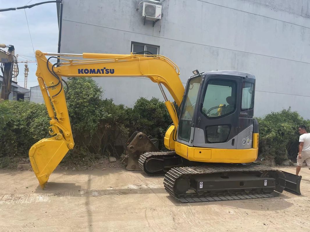 crawler ราคาถูก excavator komatsu pc70-8 ชั่วโมงทํางานต่ําใช้ excavator komatsu pc70-8
