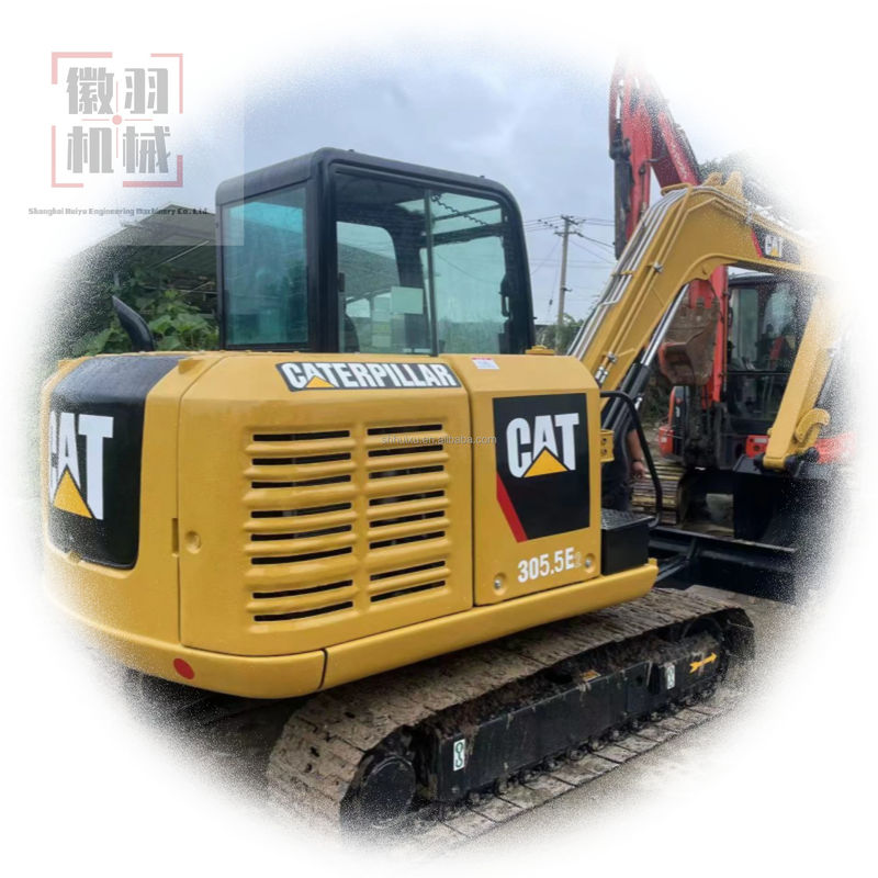 รุ่นใหม่ เครื่องขุด CAT 305.5 มือสอง เครื่องขุด CAT 305.5E2 ขาย