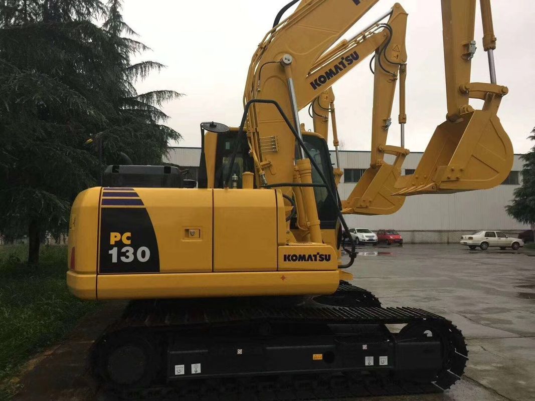 เครื่องขุดขนาดกลางที่มีเครื่องยนต์ญี่ปุ่น มือสอง komatsu pc130/มือสอง Komatsu pc130 มีเวลาทํางานต่ํา
